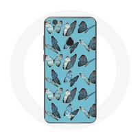 Coque pour Huawei P8 Lite 2017 papillons Fond bleu
