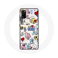 Coque pour Samsung Galaxy S20 Plus BTS Bangtan Sonyeondan BT21 Van Tata Chimmy Cooky Rj Koya Mang Et