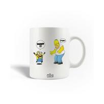 Mug en Céramique Kevin Minion et Homer Simpson