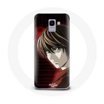 Coque pour Samsung Galaxy A6 2018 Light Yagami Death Note Anime Manga