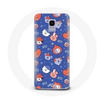 Coque pour Samsung Galaxy J6 2018 BTS Bangtan Sonyeondan BT21 Noël 2023