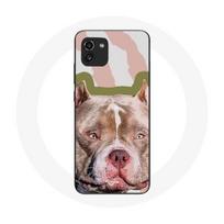 Coque Samsung Galaxy A03 Chien de Pitbull marron juoda