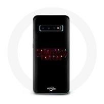 Coque pour Samsung Galaxy S10 Edge Stranger Things Affiche Logo Joyeux noël