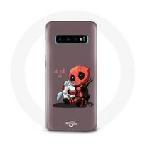 Coque pour Samsung Galaxy s10 edge DeadPool Unicorn Licorne