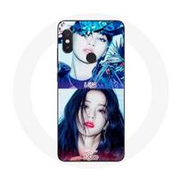 Coque pour Xiaomi Redmi Note 5 Pro Blackpink Groupe K-pop Filles Lisa et Jisoo Lovesick girls poster the album