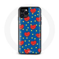 Coque pour Iphone 12 Pro Max BTS Bangtan Garçons BT21 TATA de V Fond Bleu