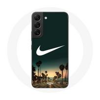 Case for Samsung Galaxy S21 FE Nike logo palm tree miami