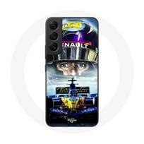 Coque pour Samsung Galaxy S21 FE Formule 1 Fernando Alonso Díaz pilote automobile espagnol de F1