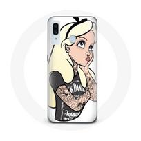 Coque pour Samsung Galaxy A20e Alice Princesse tatouée