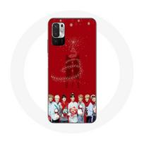 Coque pour Xiaomi Poco M3 Pro BTS Bangtan Garçons Fond Rouge Cadeau de Noël 2023
