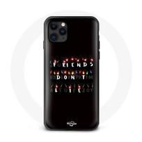 Coque pour Iphone 11 Pro Max Stranger Things Affiche Friends Don't Lie Joyeux noël