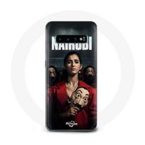 Coque pour Samsung Galaxy s10 edge La casa de papel Nairobi Saison 4