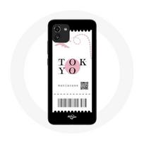 Coque Samsung Galaxy A03 Billet d'avion tokyo Japon