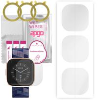 3x apgo Hidrogelio ekrano apsauga Fitbit Versa 2 SE, Hidrogelio plėvelė, su pozicionavimo sluoksniu, lengvas montavimas