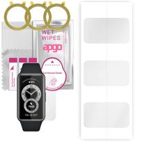 3x apgo Hidrogelio ekrano apsauga Huawei Band 6, Hidrogelio plėvelė, su pozicionavimo sluoksniu, lengvas montavimas
