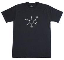 Science Funny Caffeine Molecule Gamer Geek Funny Fit Tee Unisex T-Shirt XXXXL gray