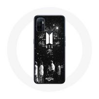 Coque - Maniacase - Oppo A53 - BTS Signature Members - Souple - Noir