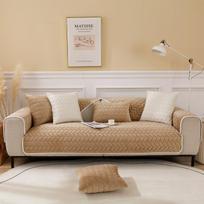 Sofa Cushion Simple Sitting Cushion Sub Fall and Winter Plush Sofa Cover Cover Retro Sofa Towel 70*70