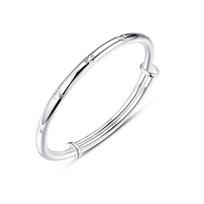 Sidabrinė apyrankė S999 iš gryno sidabro dovana mamai ir merginai, sidabrinė apyrankė, tvirta dobilų apyrankė draugo gimtadienio dovanai Adjustable size sidabras