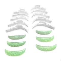 Silicone Eyelash Perming Pads Curved Shape Soft Professional Convenient Lash Lifting Curler white