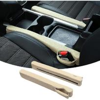 Automobilio sėdynės tarpų užpildymo padėklas, 2 vnt Pu odos universalus visureigiams skirtas sunkvežimis, skirtas užpildyti tarpą tarp konsolės ir sėdynės, apsaugoti nuo smulkių daiktų Beige1