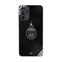 Coque Maniacase pour Samsung Galaxy A52 4g psg jordan logo noir juoda