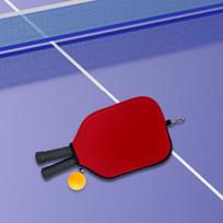 Neoprene Pickleball Paddle Cover Racket Protection Premium Protector raudona