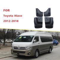 SKIRTAS Toyota Hiace 2012-2018 Purvasaugiai Sparno Purvo Atvartas Apsauga Purvo Atvartai Automobilio Aksesuarai Auto Styline Priekiniai Galiniai 4vnt Purvasaugis juoda