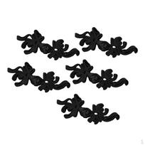5 Pair Chinese Knot Frog Button Design For Cheongsam Clothing Decor Red Gold