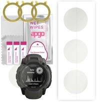 3x apgo Hydrogel Matte ekrano apsauga, skirta Garmin Instinct 2X Solar, hidrogelio plėvelė, lanksti, minkštas TPU su pozicionavimo sluoksniu, lengvai montuojamas