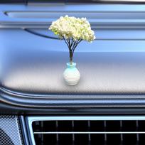 Artificial Bonsai Tree Car Dashboard Decor Model for Window Style C