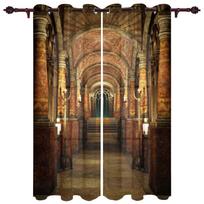 France Palace Window Curtain Bedroom Living Room Window Drapes Kitchen Decoration Blinds Curtain 135W x 60H(cm) x1