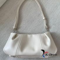 2 spalvų Tubi Shirring Tote pečių krepšys 24x16x5cm juoda
