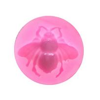 1 vnt. 3D silikoninė forma „Pasidaryk pats“ kepimui, su bičių dizainu, 3D kamanių silikoninė forma torto dekoravimui pink