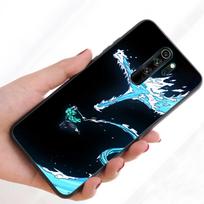 Silicone Phone Case For Xiaomi Redmi Note 11 10 9 9S 8T 8 Pro 7 9A 9C 10S 11S K50 Soft TPU Back Cover Coque Demon Slayer Shell Redmi K50 black