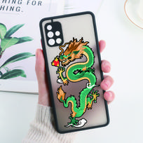 S22 Ultra Dėklas Samsung A52 Dėklas Samsung Galaxy A32 A52S A53 5G A12 A51 4G A52 A31 A71 A21S S21 S10 Plus Dragon Buferis A12