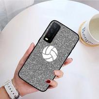 Volleyball funda Phone cover For vivo Y31 Y30 Y33S Y11S Y12 Y12S Y17 Y20 Y20S Y21S Y1S Y53S Y15 Y19 Y91C V23 5G Cases coque VIVO Y1S gray