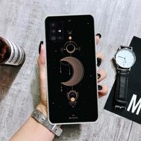 „Moon Mystery Totem Witche“ telefono dėklas, skirtas „Samsung Galaxy A12 A22 A32 A42 A52 A72 A51 A71 5G A41 A31 A21 A02S M12 M21 M31 M30S“ Samsung A12 5G