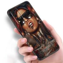 Sexy Sleeve Tattoo Girl Silikoninis telefono dėklas, skirtas Xiaomi Redmi Note 11 10 9 8 Pro 11T 10T 10S 9S 8T 9 9A 9C 9T Juodas minkštas dangtelis Redmi Note 11 Pro gray
