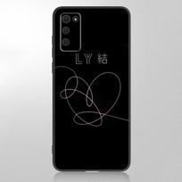 Mylėk save Gėlių dėklas Samsung Galaxy A12 A02S A22 A32 A52 A72 A71 A51 A41 A31 A21 A11 A50 A70 A10S A20S Juodas Minkštas Viršelis Samsung A02 white