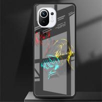 Glass Case For Xiaomi Poco X3 NFC 11 Lite 11T F3 M3 For Redmi Note 11 10 9 8 Pro 10S 9S 9A 9C Phone Cover Anime Tokyo Revengers Xiaomi Poco X3 NFC gray