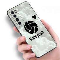 Volleyball Sports Case For Huawei NOVA 8 9 Pro 8i 7i 7SE Y60 5T Mate 40 30 20 10 Lite Honor 50 30 Premium Pro Plus 30S Cover Honor 50 Pro white
