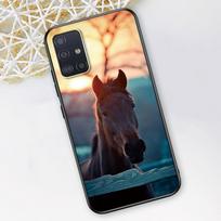 Running Horse dėklas, skirtas Samsung Galaxy A52 A12 A53 A51 A32 A21s A22 A31 A72 A02s A13 5G A11 A41 A03s silikoninis telefono dangtelis Coque Samsung A72 4G(5G)