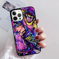 Jotaro Kujo Star Platinum JoJo Anime Phone Case for iPhone 11 12 13 14 Pro Max mini XR XS SE 2020 7 8 Plus Samsung S21 S22 Coque iPhone 5 5s SE black