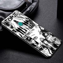 Junji Ito Tomie Tees Case for Huawei Y7 Y6 Y9 Prime Y5 2019 Y9s P30 P Smart Z P40 P20 Mate 40 Pro 20 Lite Black Soft Phone Cover Huawei Y5 2019