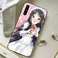 Mielos tarnaitės mergaitės telefono dėklas Samsung A51 A30s A52 A71 A12, Huawei Honor 10i, OPPO vivo Y11 viršelis Samsung A51 black