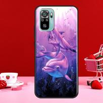 Ocean Dolphin Case For Xiaomi Redmi Note 11 Pro Note 10 9 8 Pro 11S 9S 10S Cover For Redmi 10 9 9A 9C 9T Redmi Note 11 Pro black