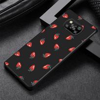 Flamingo Fruits Prabangus telefono dėklas, skirtas Xiaomi Poco X3 NFC M3 X4 Pocophone F1 M4 Pro F3 GT minkštas silikoninis juodas dangtelis Xiaomi Mi 11T 5G gray
