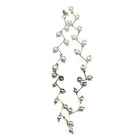 Imitation Pearl Lobster Clasp Necklace Collar Women Extension Chain Adjustable Choker Necklace for Party auksinė