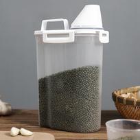 2.5L Food Storage Container with Lid for Flour, Cereal, Rice Baking Supplies, Kitchen Airtight Transparent Containers, Food Pantry Bulk Food Storage 1pc balta
